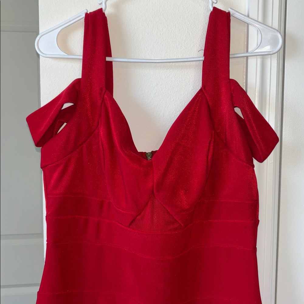 Red Sleeveless Dress